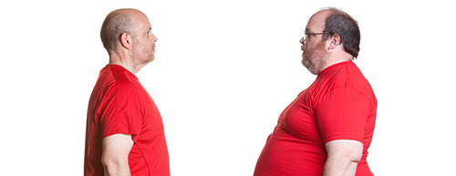 Mais peso, menos expectativa de vida