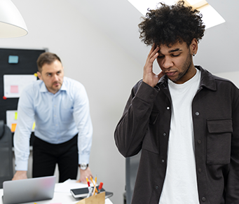 Discriminação e pressão alta